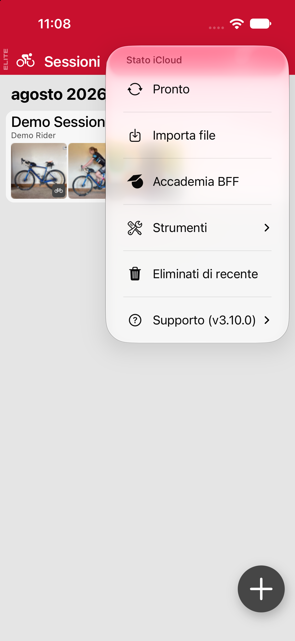 Il menu principale.